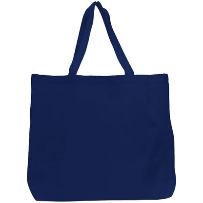 7 oz. Cotton Canvas Jumbo Grocery Tote Bag (20" X 15")