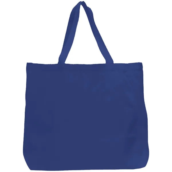 7 oz. Cotton Canvas Jumbo Grocery Tote Bag (20" X 15")