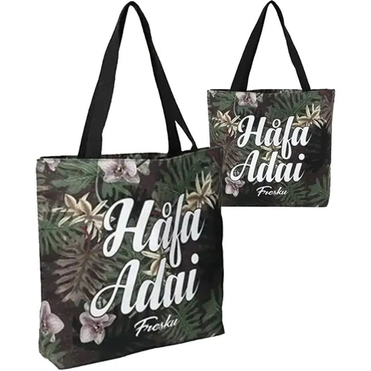 8 Oz Sublimated Poly Canvas Tote Bag w/ Gusset - 14"x16"x4"