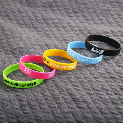 Printed Silicone Bracelets