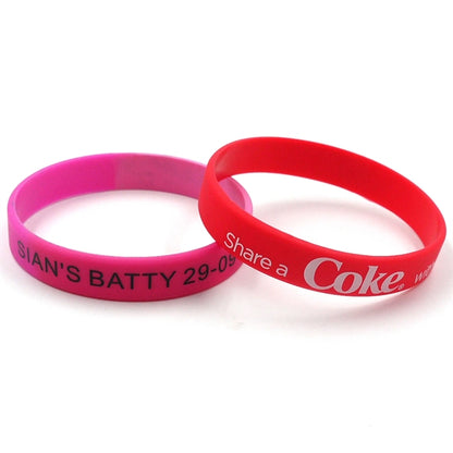 Printed Silicone Bracelets