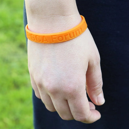Debossed Silicone Bracelets