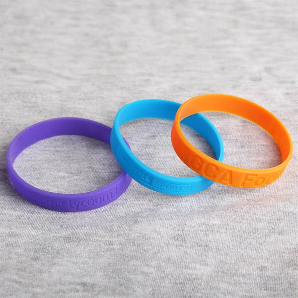 Debossed Silicone Bracelets