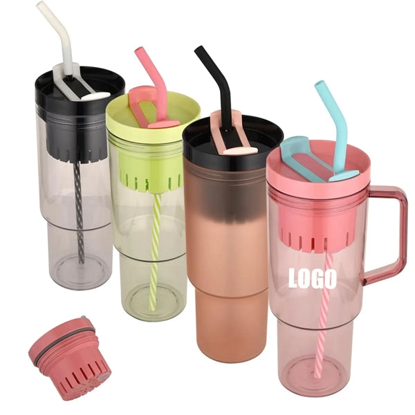 40oz Tumbler with Lid and Straw