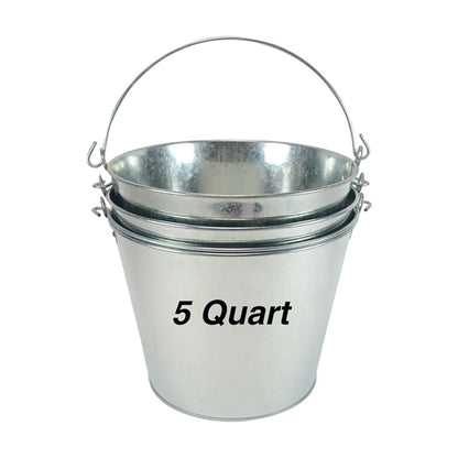 5 Quart Galvanized Iron Beer Ice Bucket