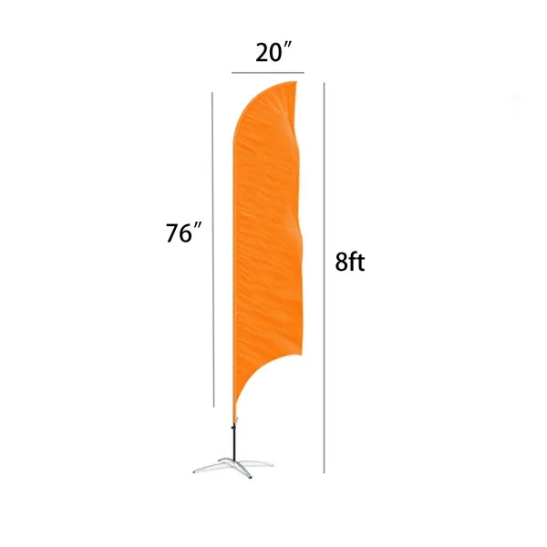 Beach Feather Flag With Base