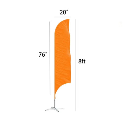 Beach Feather Flag With Base