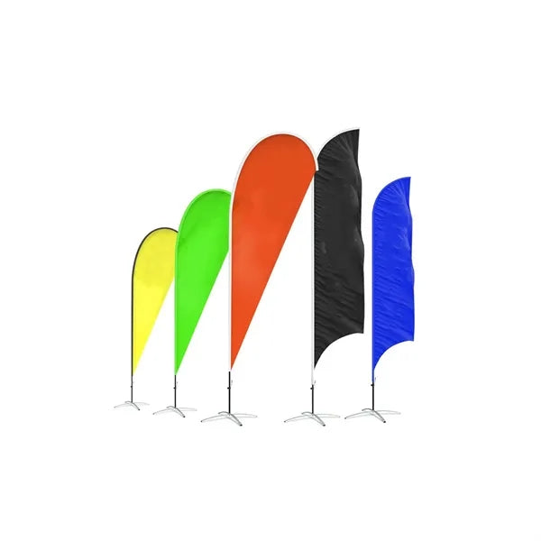 Beach Feather Flag With Base