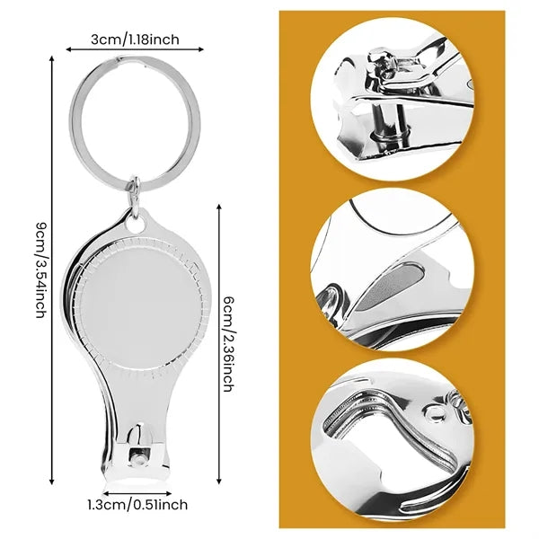Stainless Steel Multifunctional Nail Clippers