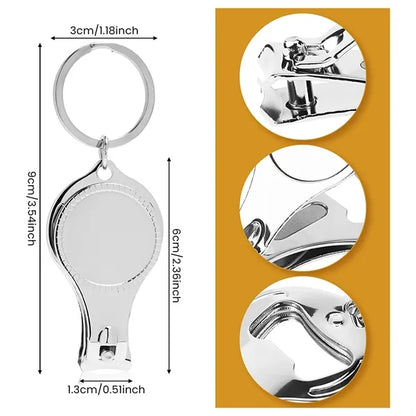 Stainless Steel Multifunctional Nail Clippers