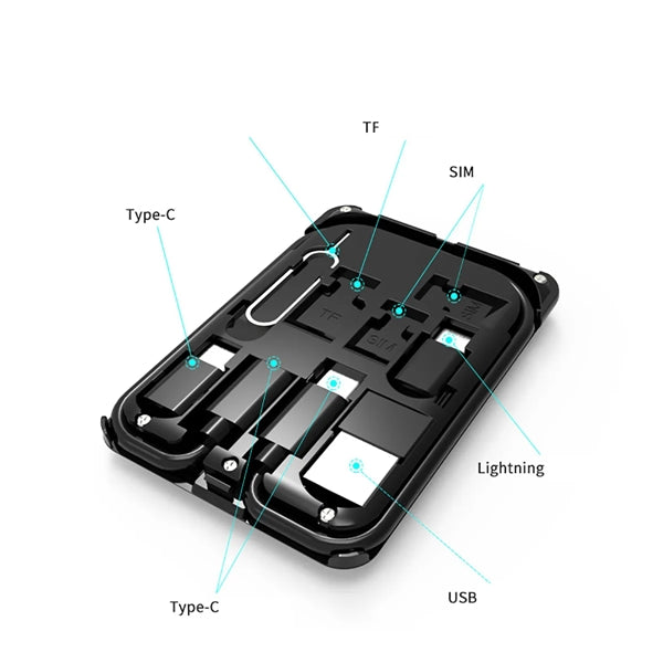Multi Functional Compact Cable Card Mobile Power Feature