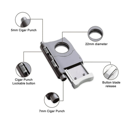 Cigar Cutter With Puncher