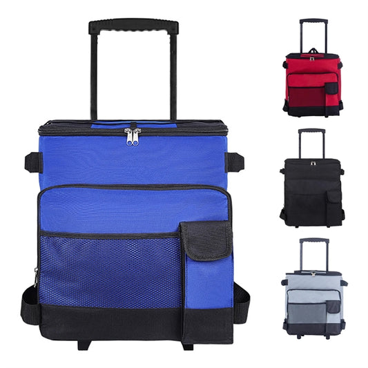 Insulated Carrier Cooling Bag Picnic Rolling Cooler