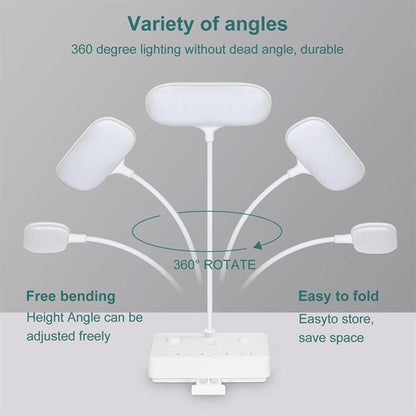 Led Table Desk Lamp Light Adjustable With Charging Port