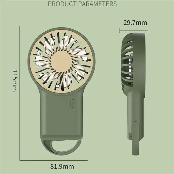 Handheld Cooling Fan Rechargeable Mini Portable