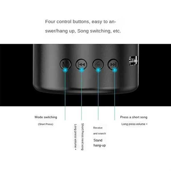 Portable Wireless Bluetooth Speaker Stereo
