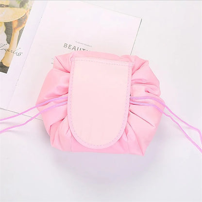 Drawstring Lazy Cosmetic Bags Large Capacity Portable