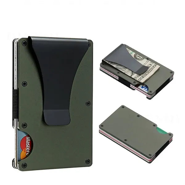 RFID Blocking Aluminium Alloy Credit Card Clip