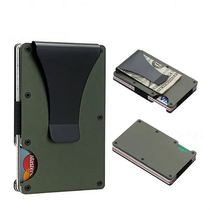 RFID Blocking Aluminium Alloy Credit Card Clip