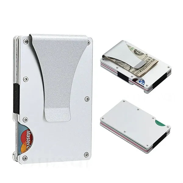 RFID Blocking Aluminium Alloy Credit Card Clip