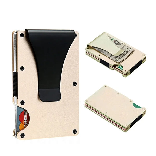 RFID Blocking Aluminium Alloy Credit Card Clip