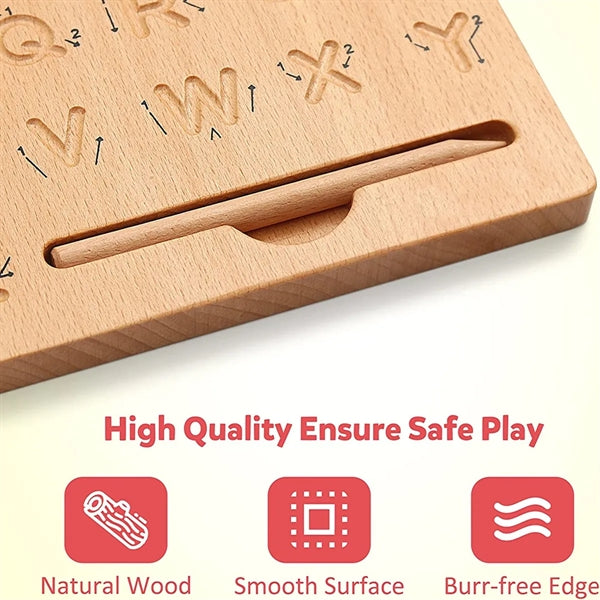 Wooden Letters Practicing Board Educational Toy