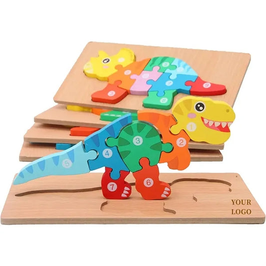 Toddler Wooden Dinosaur Puzzles