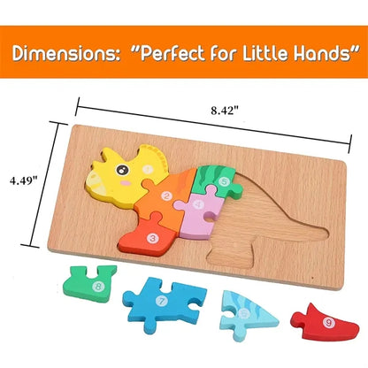 Toddler Wooden Dinosaur Puzzles