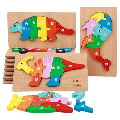 Toddler Wooden Dinosaur Puzzles