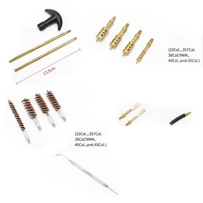 Tactical Gun Cleaning Kit Handgun Pistol Brush Tool