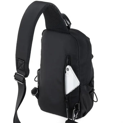 Crossbody Sling Bag Backpack With Charging Port