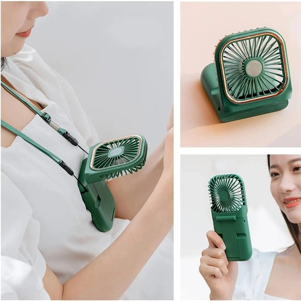 Mini Foldable Fan With Phone Holder