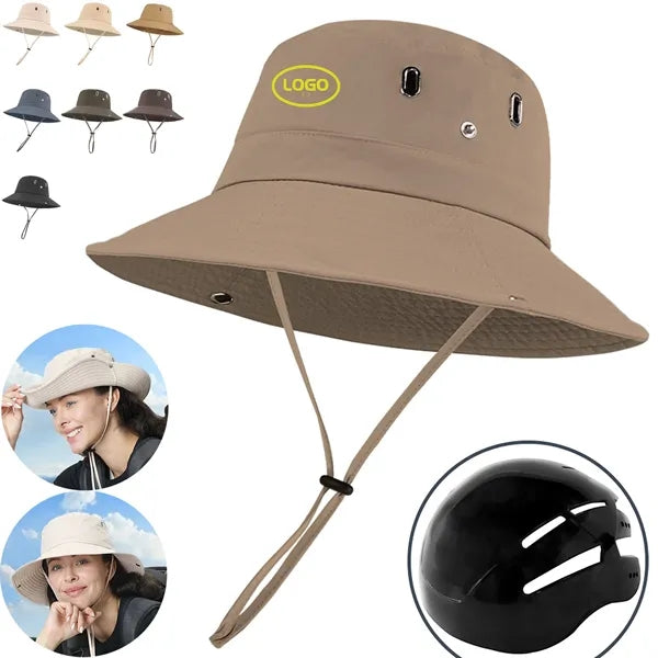 Wide Brim Sun Bucket Hat