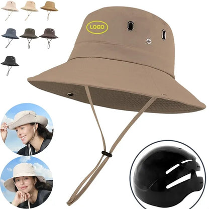 Wide Brim Sun Bucket Hat