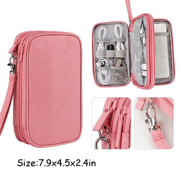 Travel Cable Organizer Pouch Electronic Accessories
