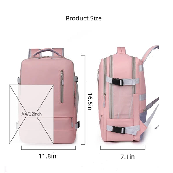 Carry-on Travel Backpack for Men Women
