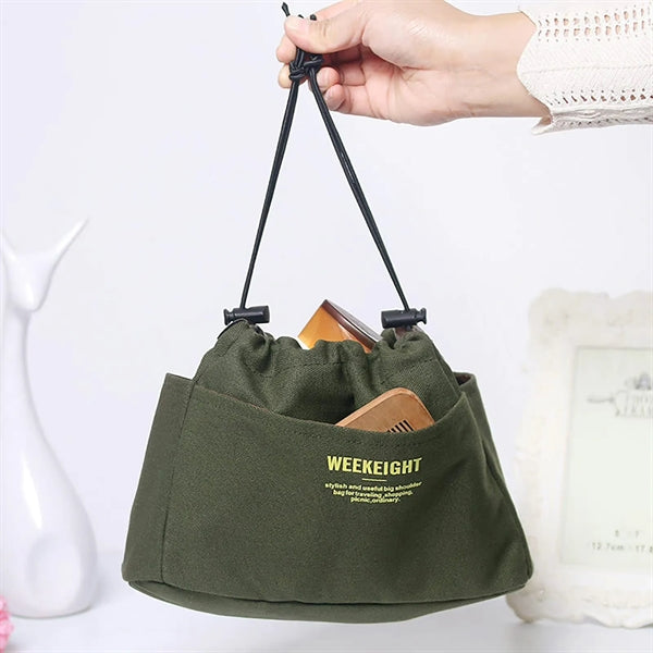 Drawstring Canvas Storage Organizers