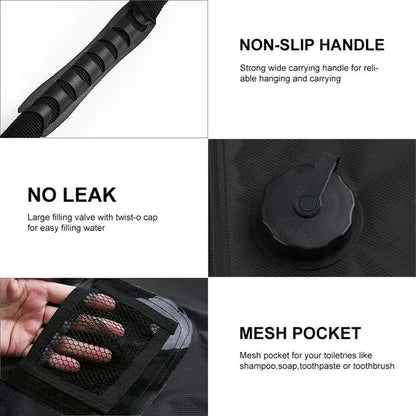 5 Gallon Solar Heated Camping Shower Bag