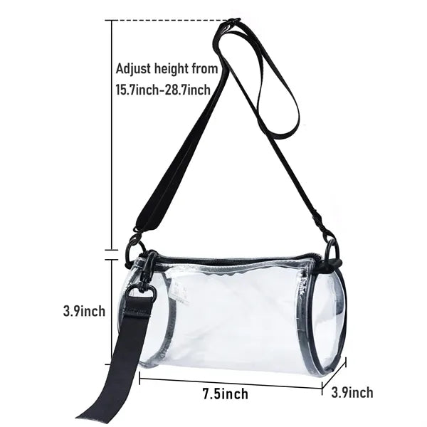 Clear Barrel Bag