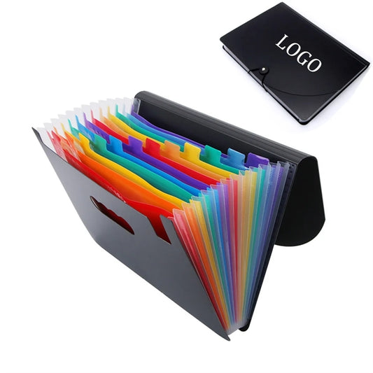 12 Pockets Plastic File Folder