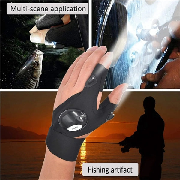 Flashlights Gloves With Color Box