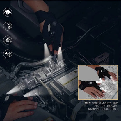 Flashlights Gloves With Color Box