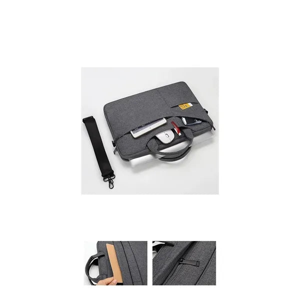 Jacquard Laptop Case with Shoulder Strap