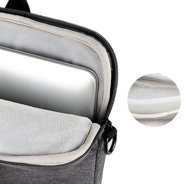 Jacquard Laptop Case with Shoulder Strap