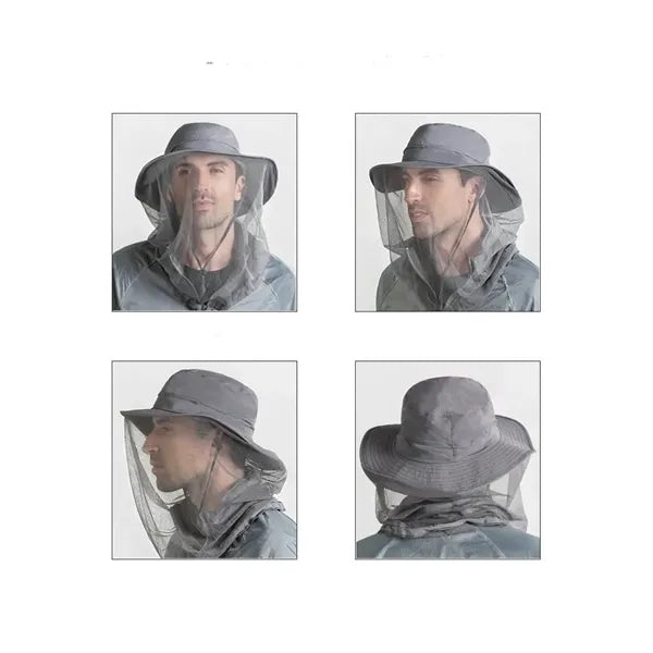 Mosquito Head Net Safari Hat