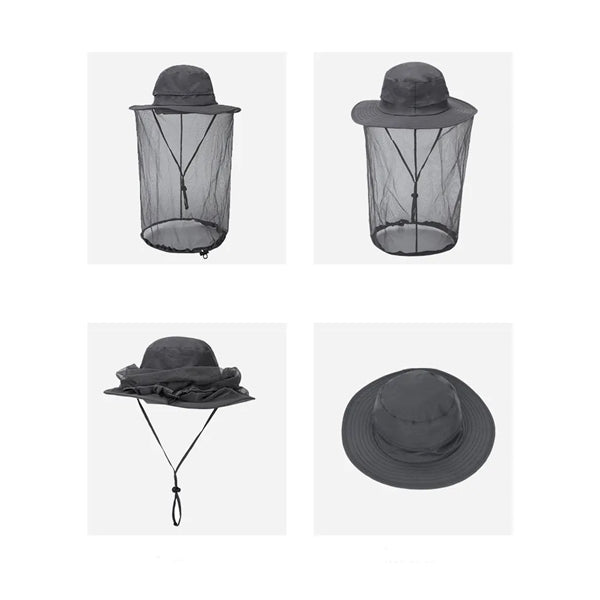 Mosquito Head Net Safari Hat