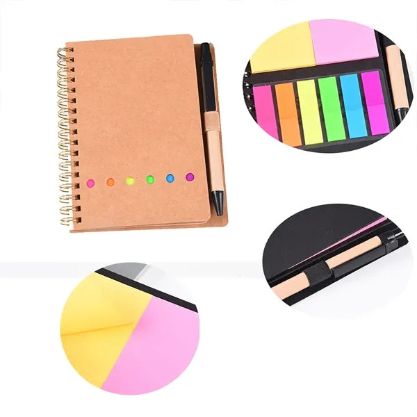 Recycled Kraft Paper Notebook With Pen