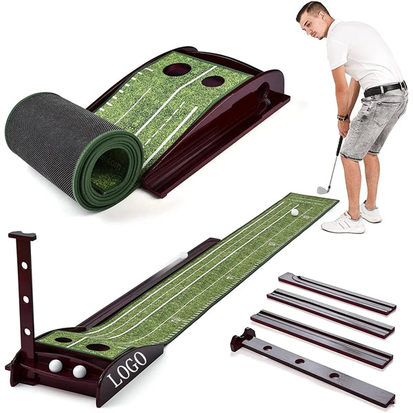 Indoor Golf Mat with Automatic Ball Return Function