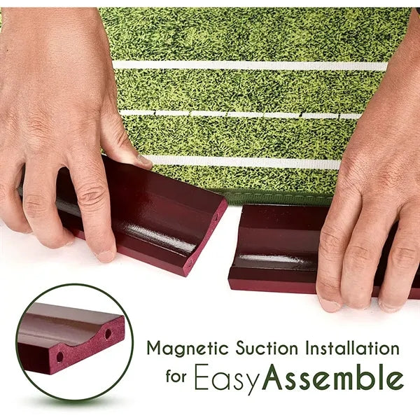 Indoor Golf Mat with Automatic Ball Return Function