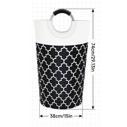 85L Laundry Basket Clothes Hamper Collapsible With Handles